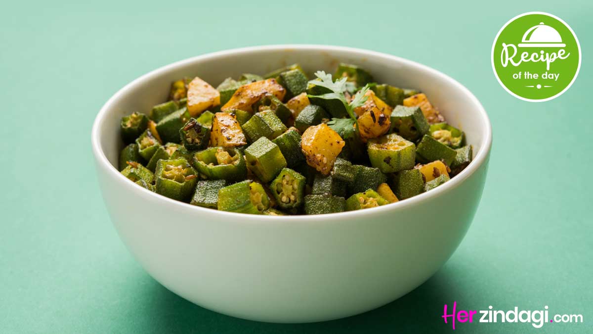 Make Masala Bhindi At Home For Lunch This Weekend