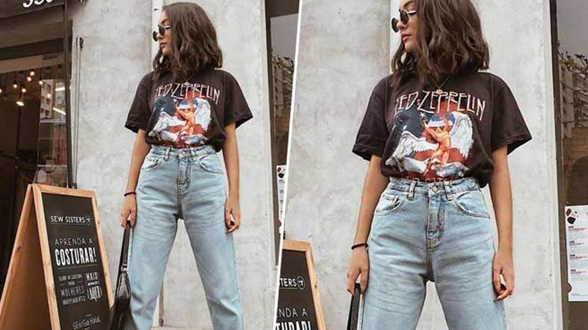 Boyfriend jeans vs straight hot sale leg