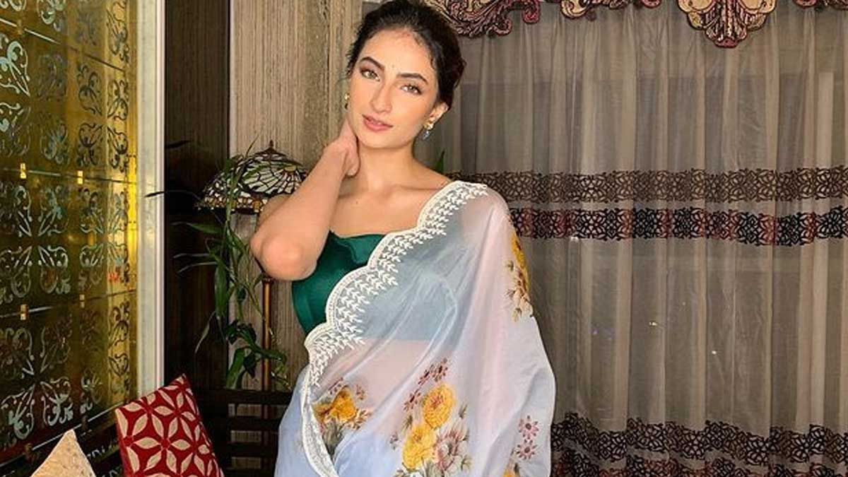 palak tiwari saree looks