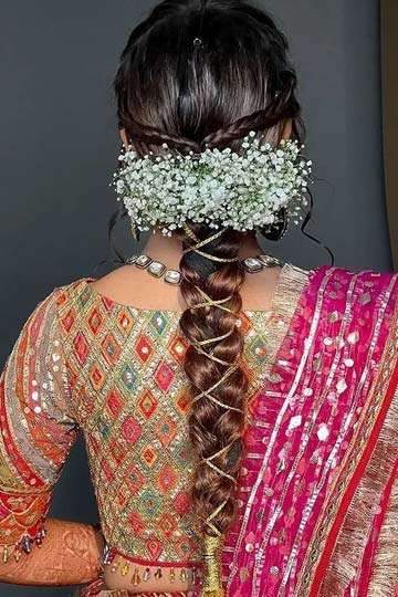 Buy Designer Long Gold Choti/braided/ponytail Punjabi Paranda/parandi  Mirror/tassel Jaggo/sangeet/maiya/vatna/wedding Party Hair Accessory Online  in India - Etsy