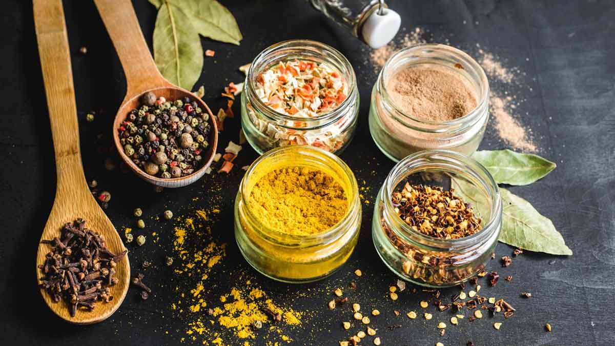 recipe of afghani chicken masala powder inside 