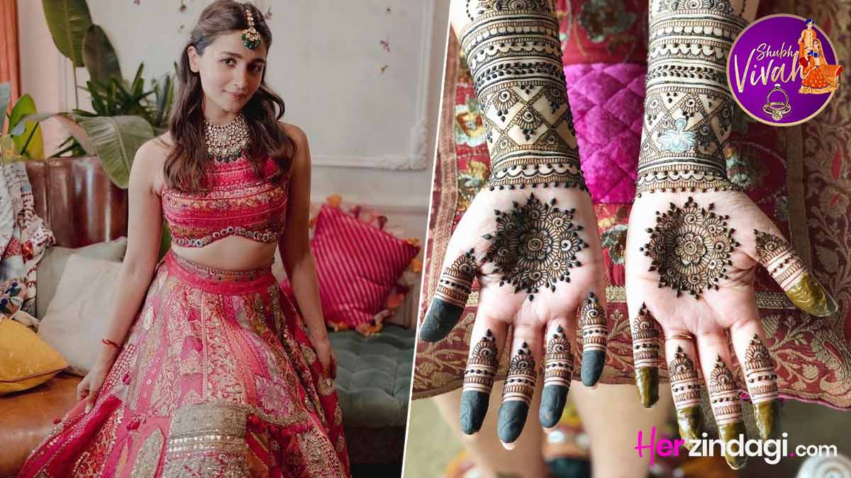 लड़कियों में बढ़ा Slogan Mehndi का क्रेज, देखिए एकदम लेटेस्ट डिजाइन्स -  slogan mehndi for bridal-mobile