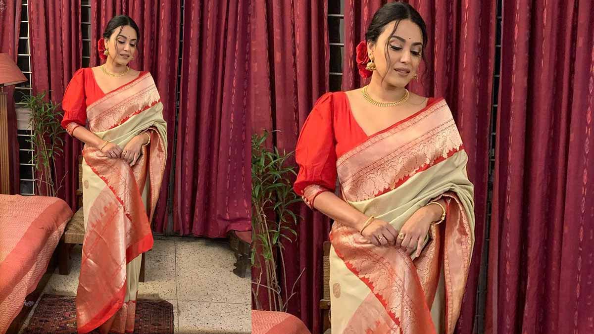 What colour saree is suitable for dusky skin? - Quora