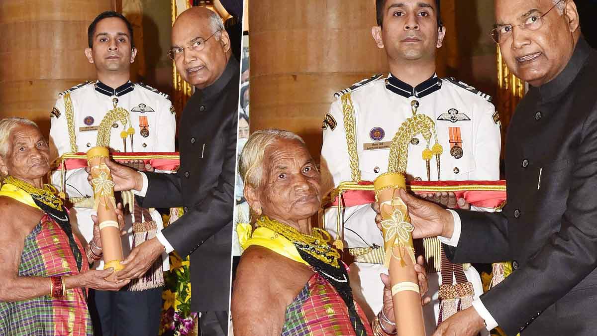 tulsi gowda women save environment