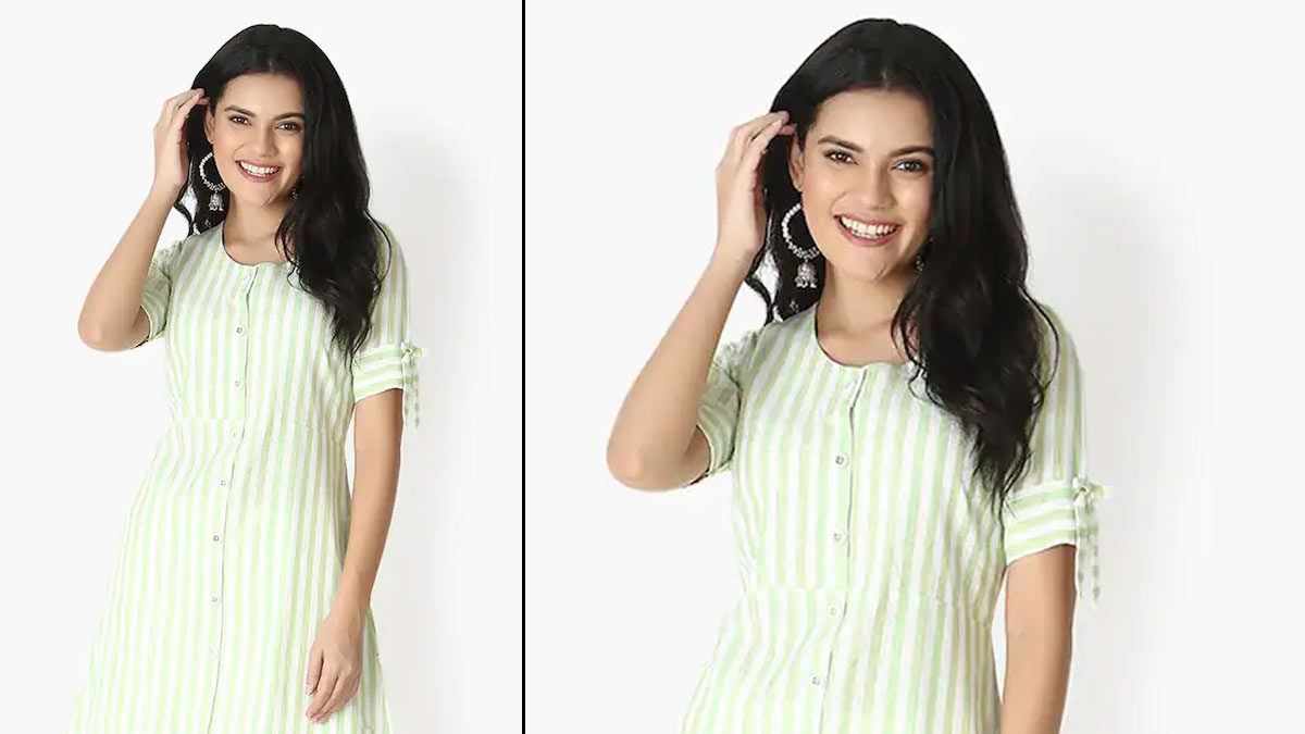 Half sleeves short kurti designs