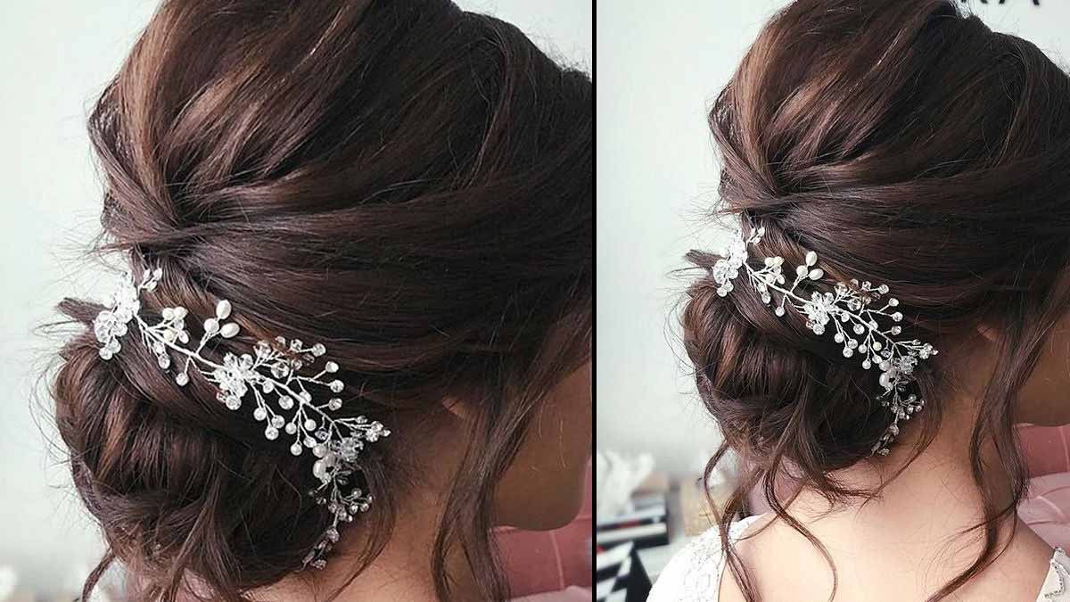 Best 31 Braided Bun Hairstyles For Brides-To-Be! | Bridal hair buns, Indian bun  hairstyles, Braided bun hairstyles