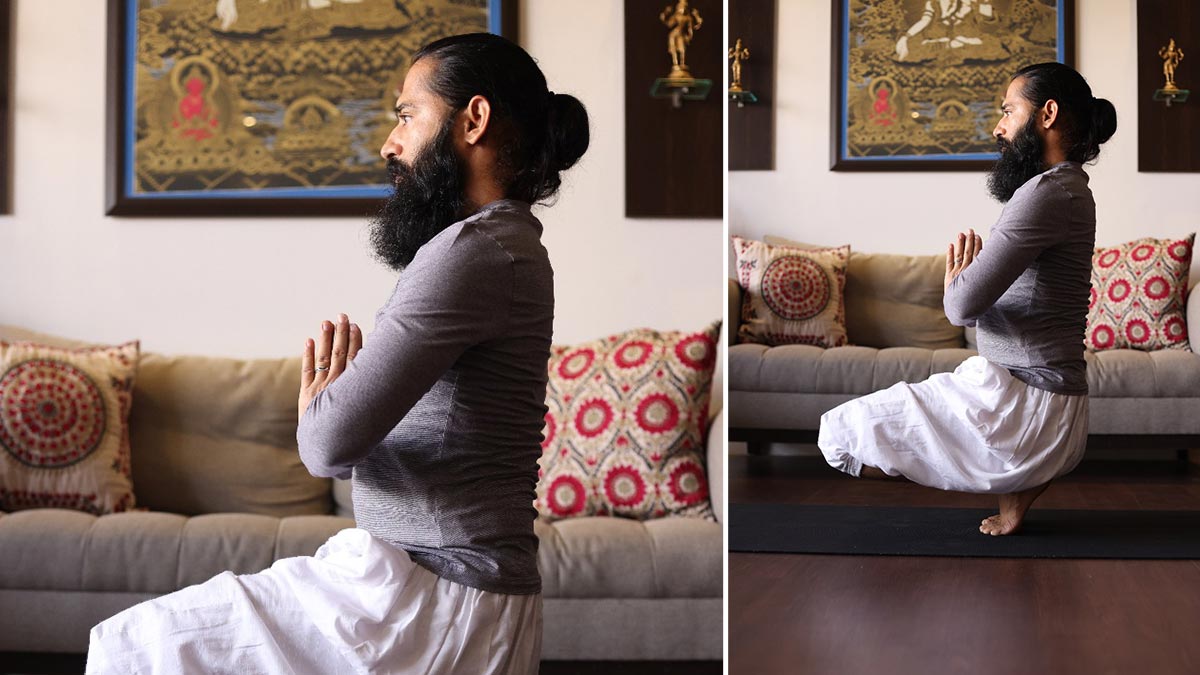 Prapadasana for heavy thighs