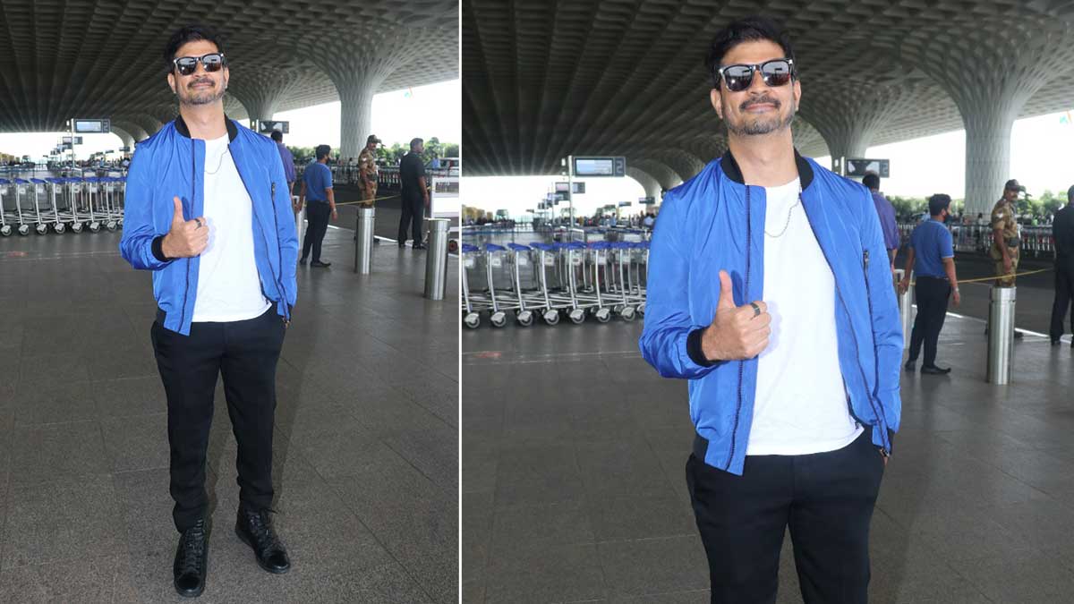 Tahir Raj Bhasin airport look