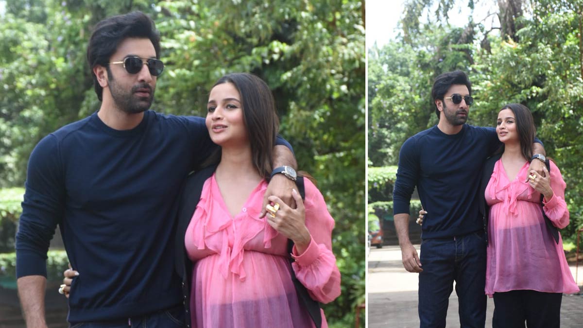 alia ranbir kapoor brahmastra promotion pictures