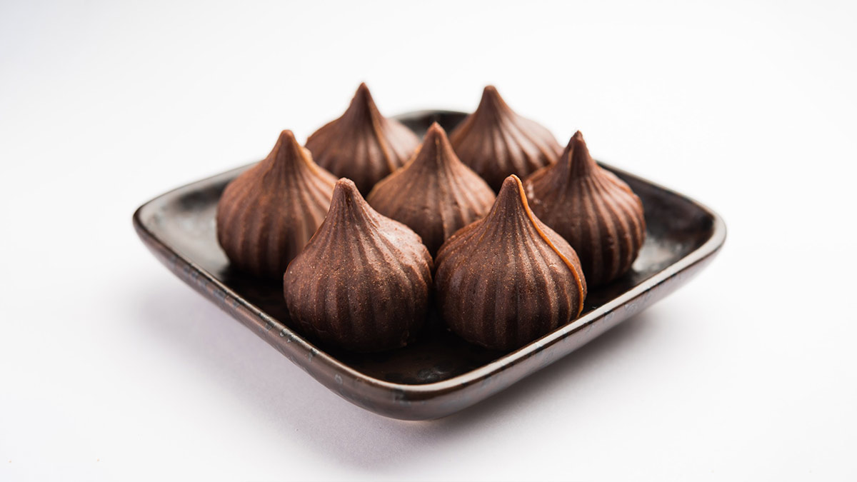 चॉकलेट मोदक chocolate modak
