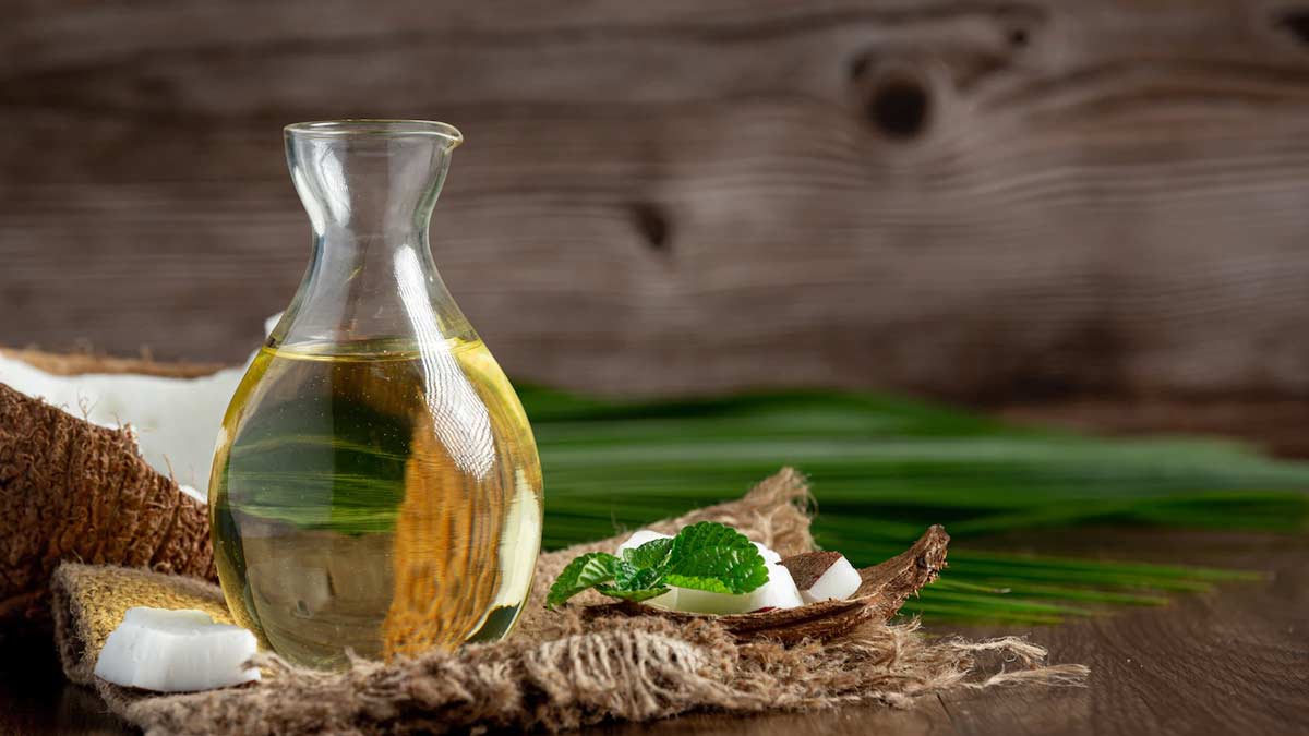 coconut and honey hair mask