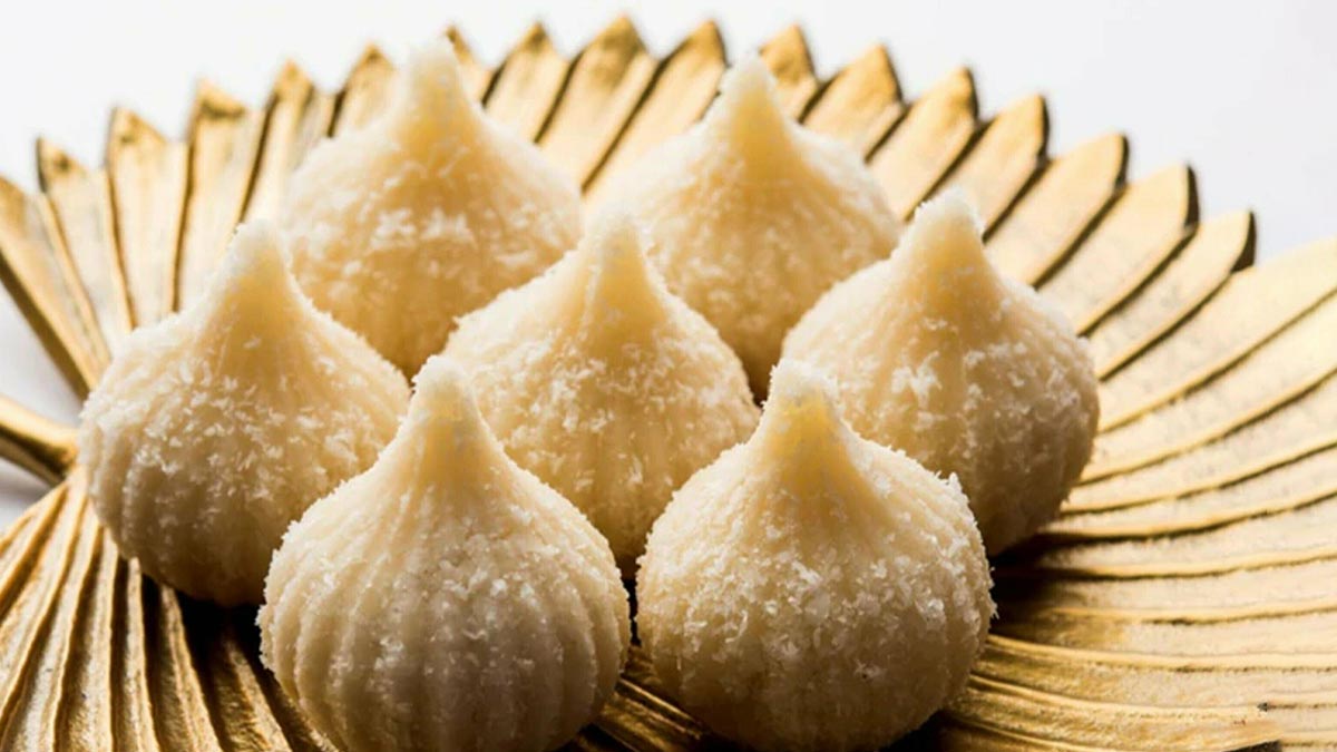 नारियल मोदक coconut modak