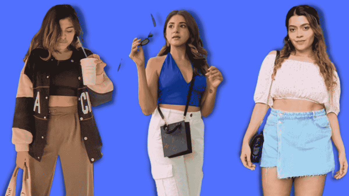 I'm a fashion fan - I styled a crop top out of thongs, people say
