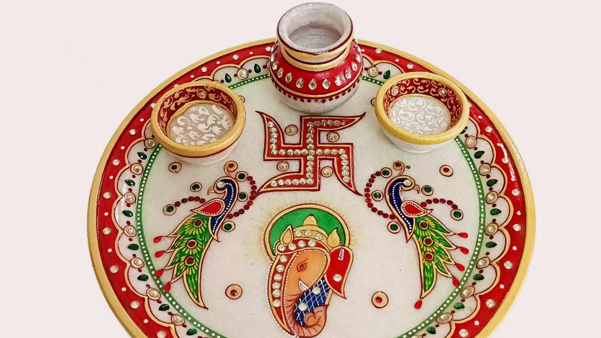 Janmashtami Pooja Thali Decoration Ideas| जन्माष्टमी ...