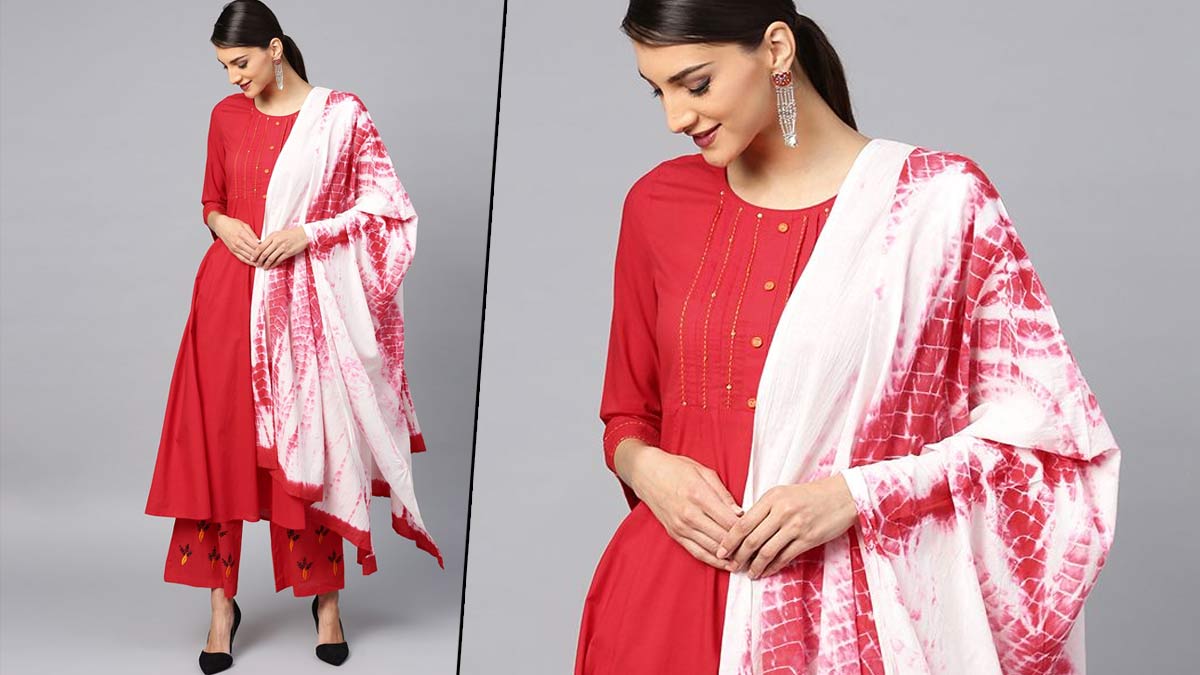 बाटिक प्रिंट dupatta latest collection