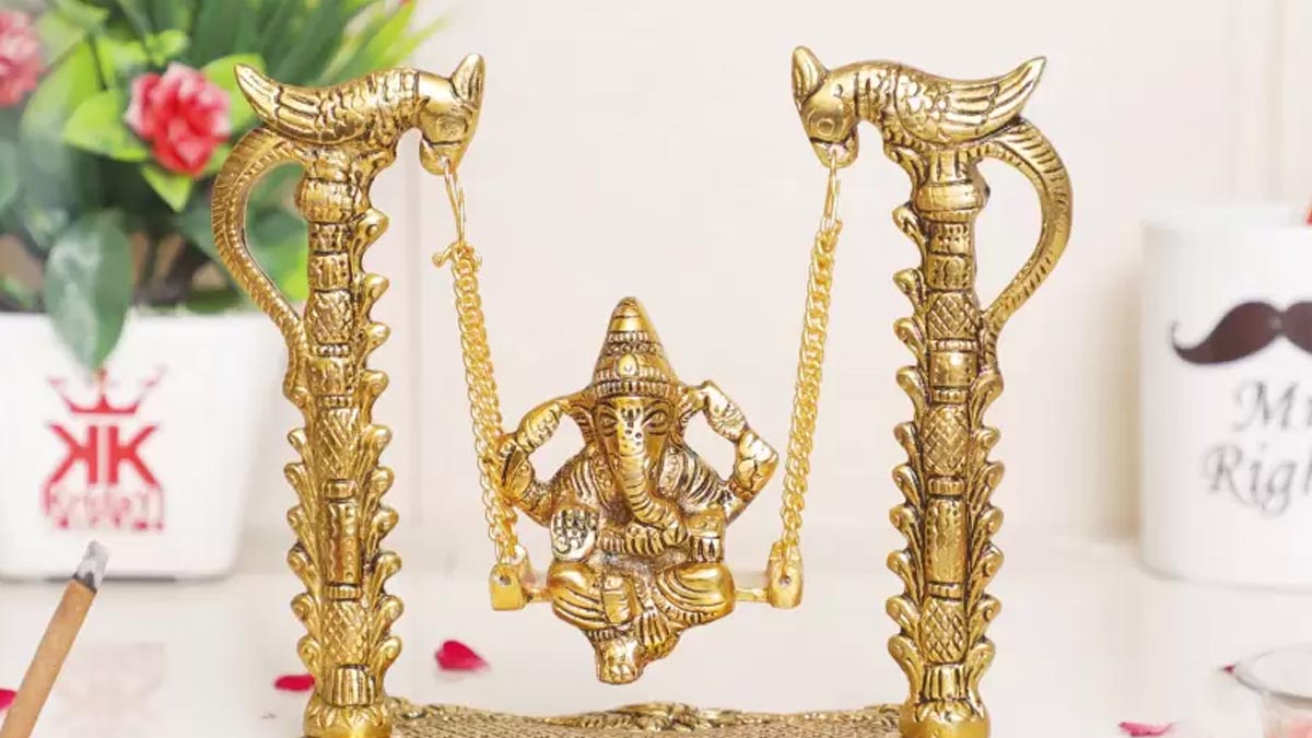 ganpati mandir decoration