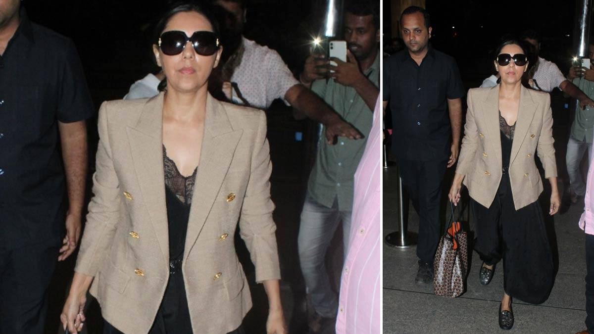 gauri khan airport look