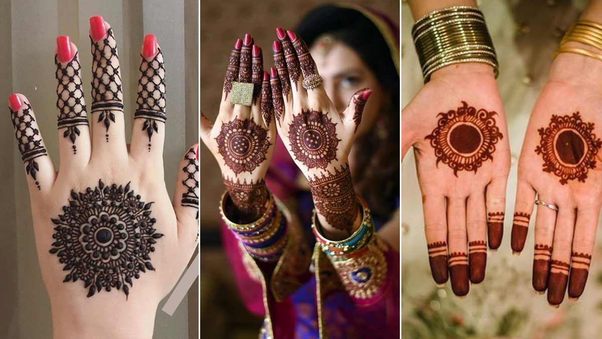 Gol Tikki Mehndi| Henna Designs महिलाओं के लिए ...