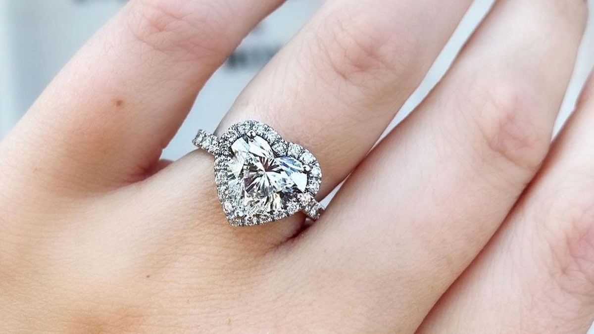 heart shape ring designs