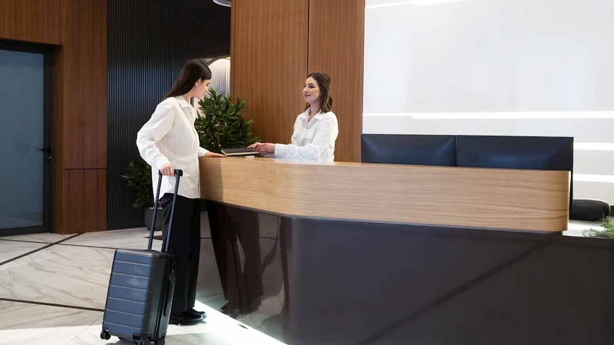 hotel receptionist