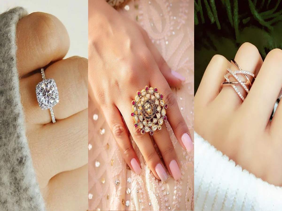 Ring Designs| गोल्ड रिंग डिजाइन| Girls Ring Design Gold | latest ring  designs | HerZindagi