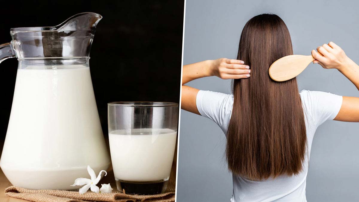 long hair remedies with milk
