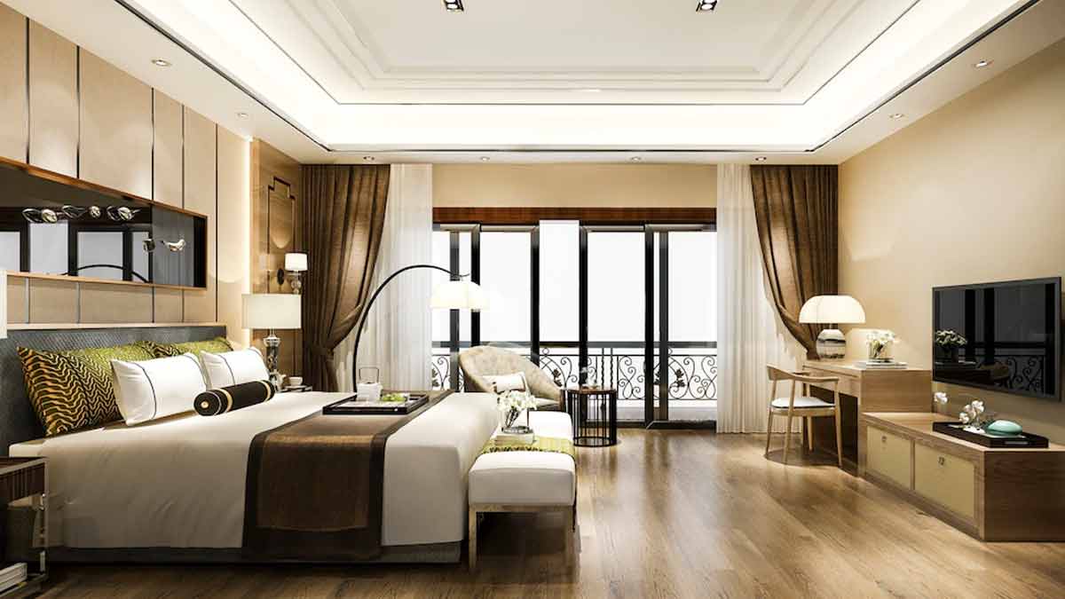 luxury bedroom suite