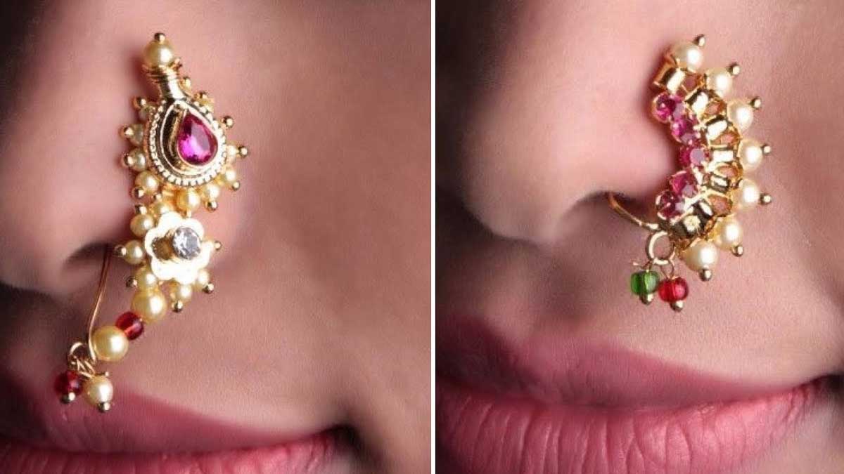 maharashtrian nath designs for ladies