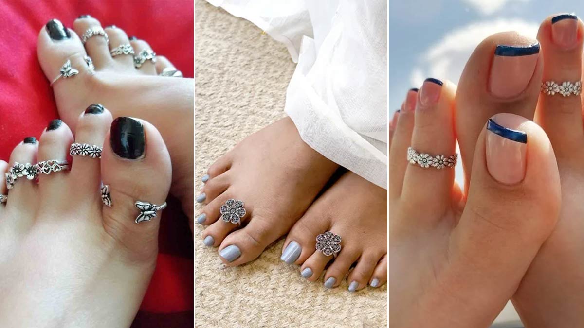 modern toe ring designs
