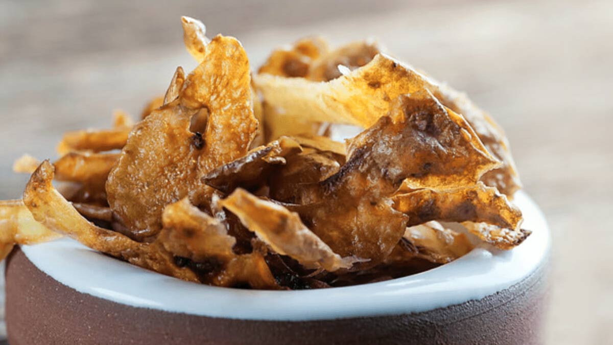 potato peel crisps recipe