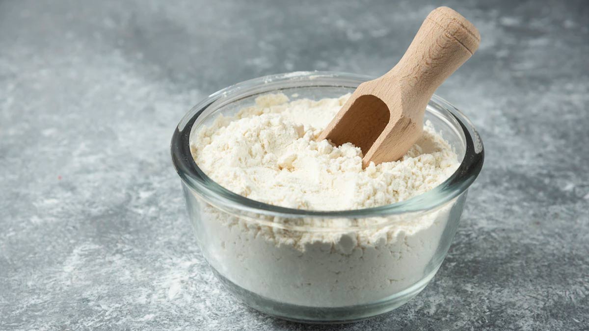 rice flour to make crispy bhindi