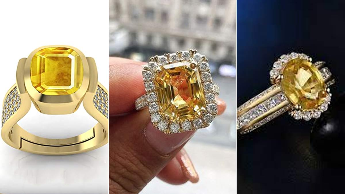 Pukhraj Ring (पुखराज अंगूठी) | Buy Certified Yellow Sapphire Ring-atpcosmetics.com.vn
