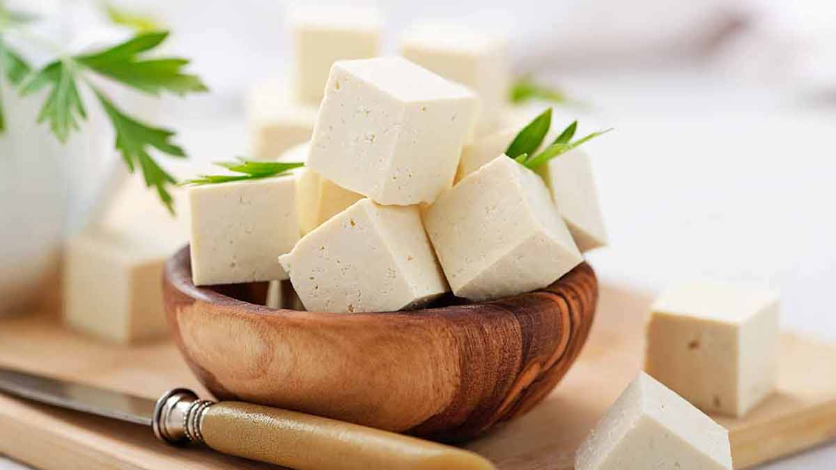 simple steps to make paneer from soy milk