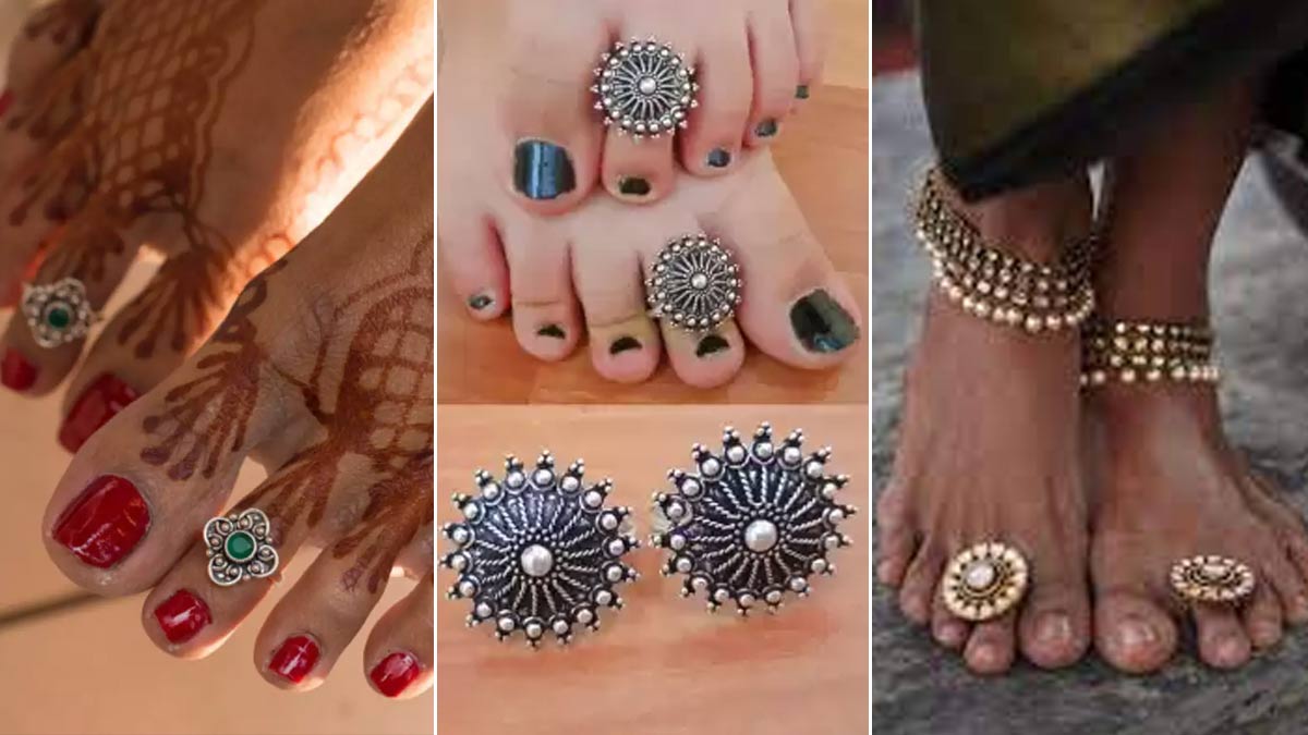 Toe Ring Designs| महिलाओं के लिए बिछिया के डिजाइंस| Bichhiya ke New Designs  | toe ring designs for festival | HerZindagi