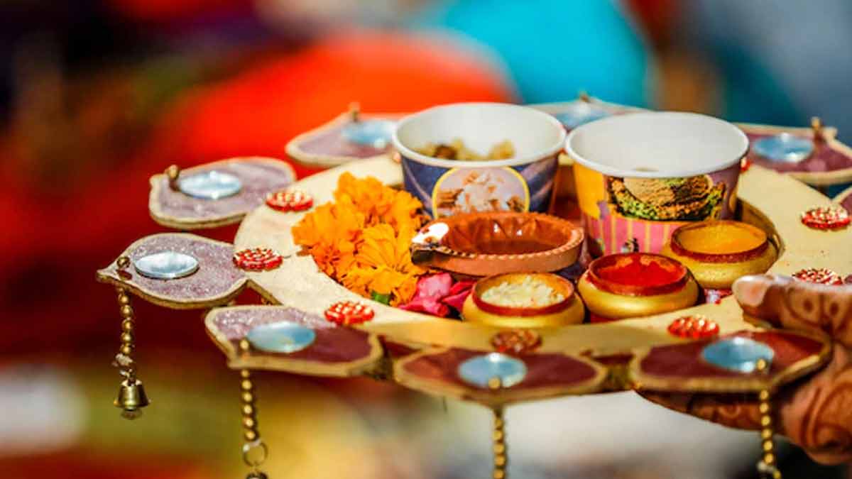vastu for karwa chauth thali