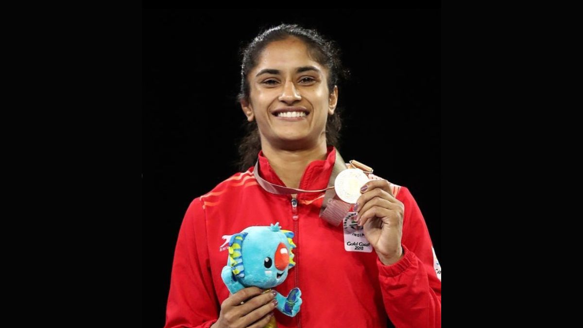 vinesh phogat gold medal at commonwealth games 
