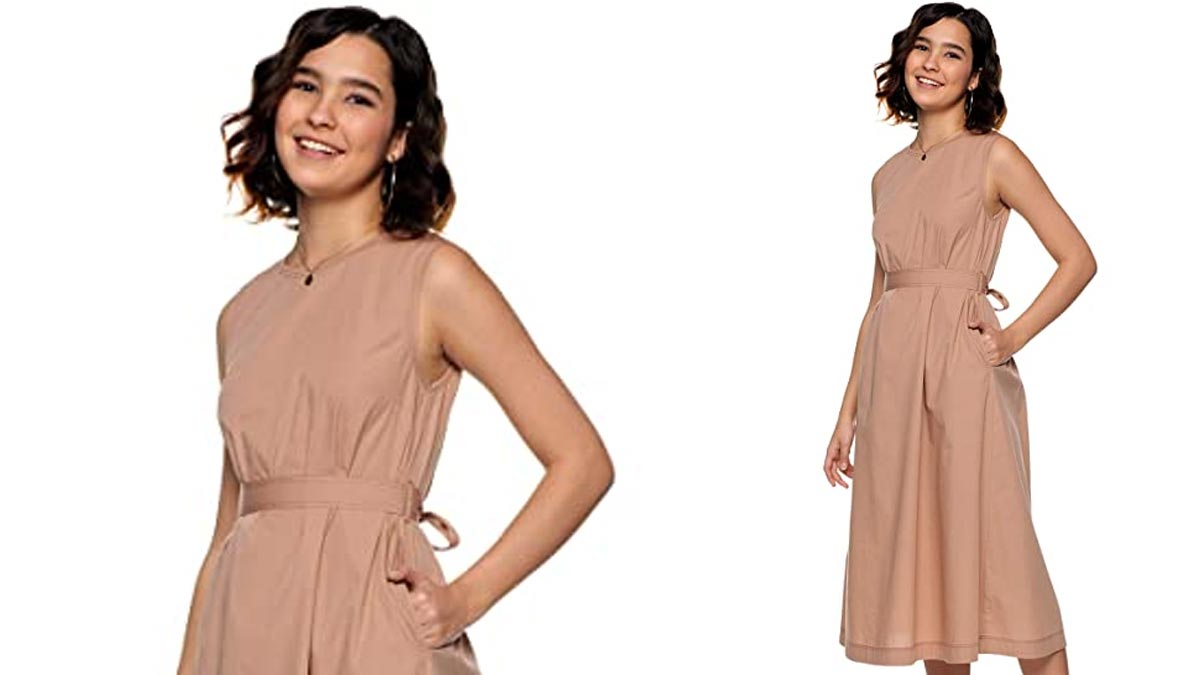 wrap dress style with belt