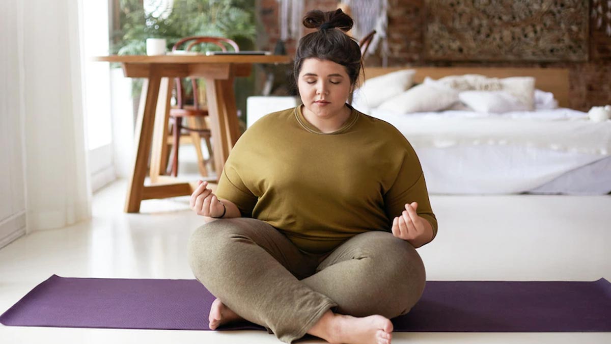 yoga for heavy thighs hindi