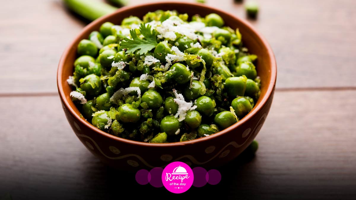 Dry green peas sabzi recipe in hindi