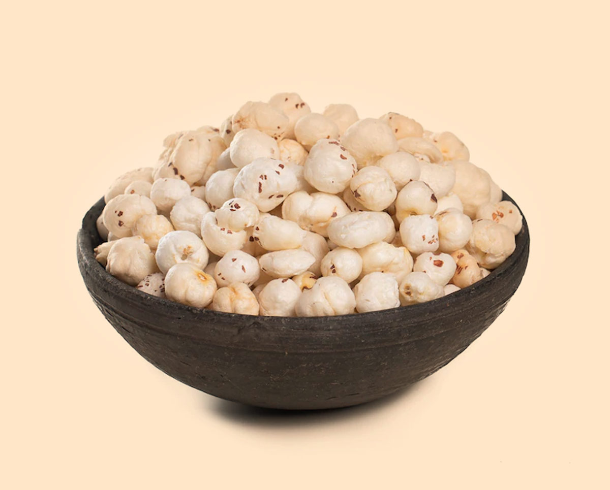 Peanut butter makhana in hindi