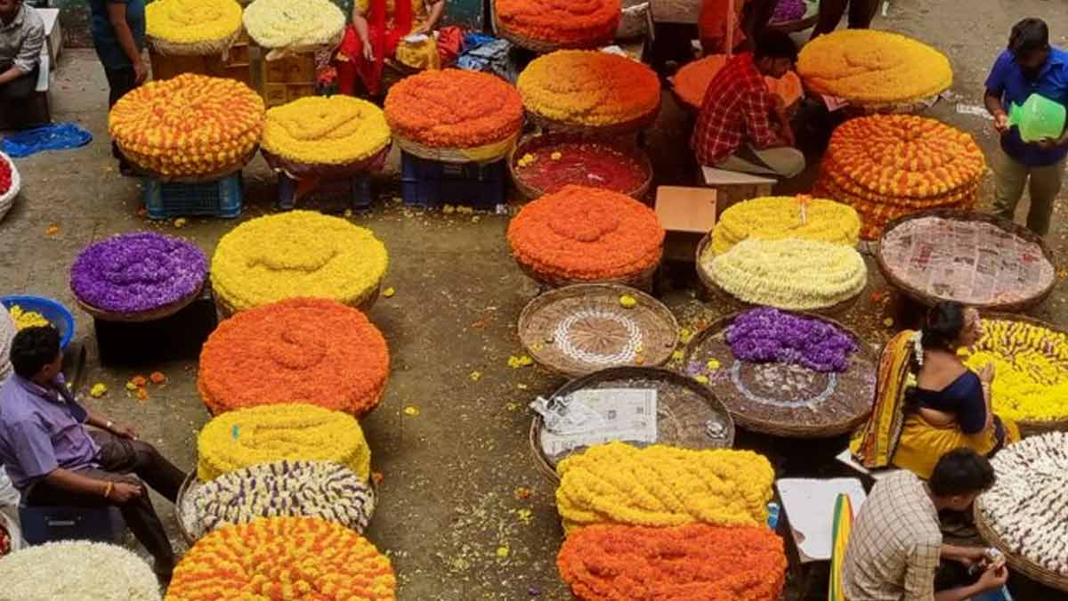 best flower markets in delhi