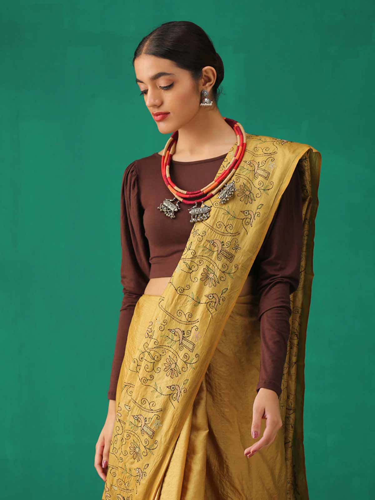 boat neck blouse in hindi