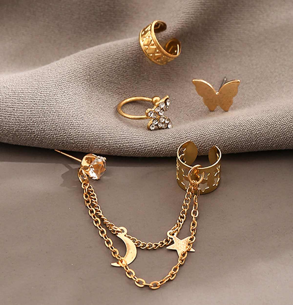 chain earrings designs 