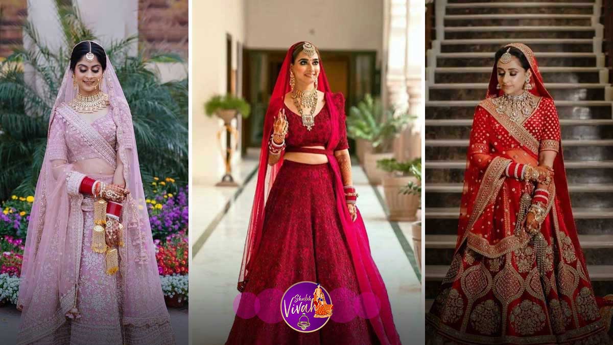 Latest & Unique Bridal Lehenga Colors for 2024 | Gowns of elegance, Indian  bride photography poses, Latest bridal lehenga