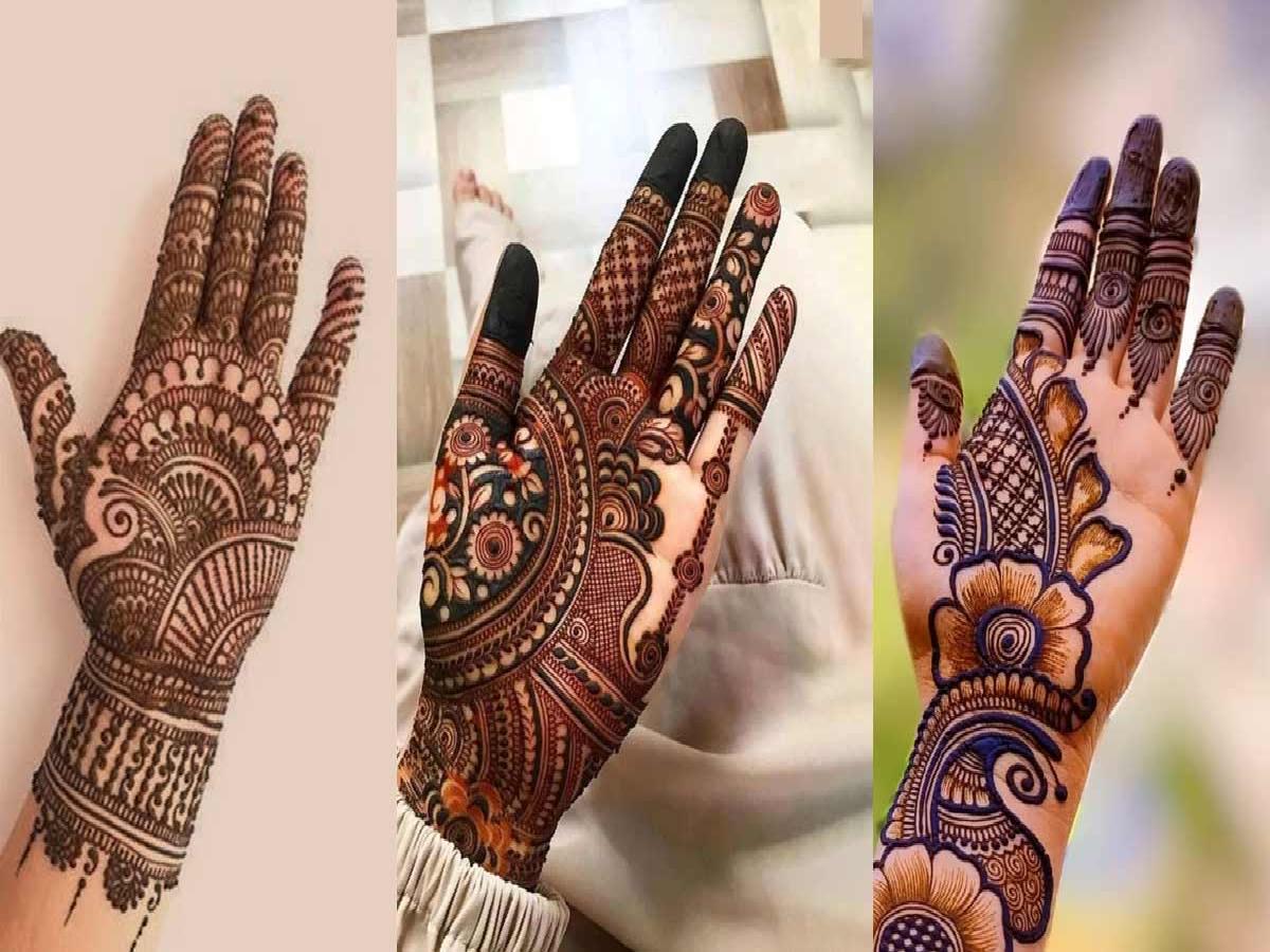 Keri Mehndi Designs| लोहड़ी पर लगाएं ये मेहंदी डिजाइंस| Beautiful Mehndi  Designs | keri mehndi designs for first lohri after wedding | HerZindagi