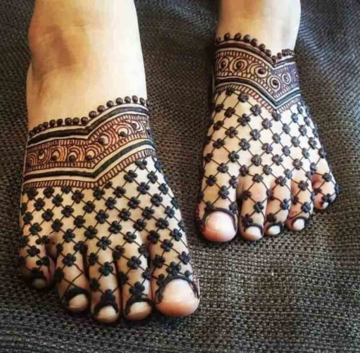 half jaal mehndi