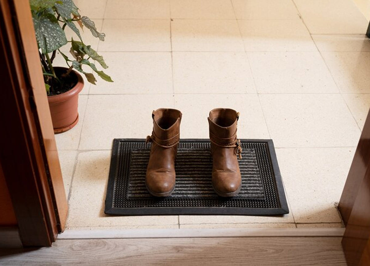 how to clean doormats