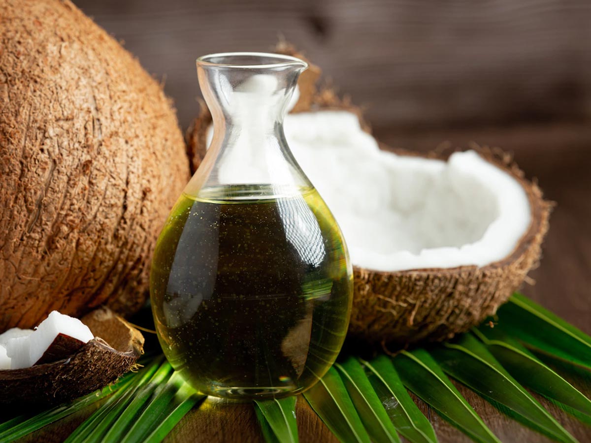 how to reduce white hair with coconut oil