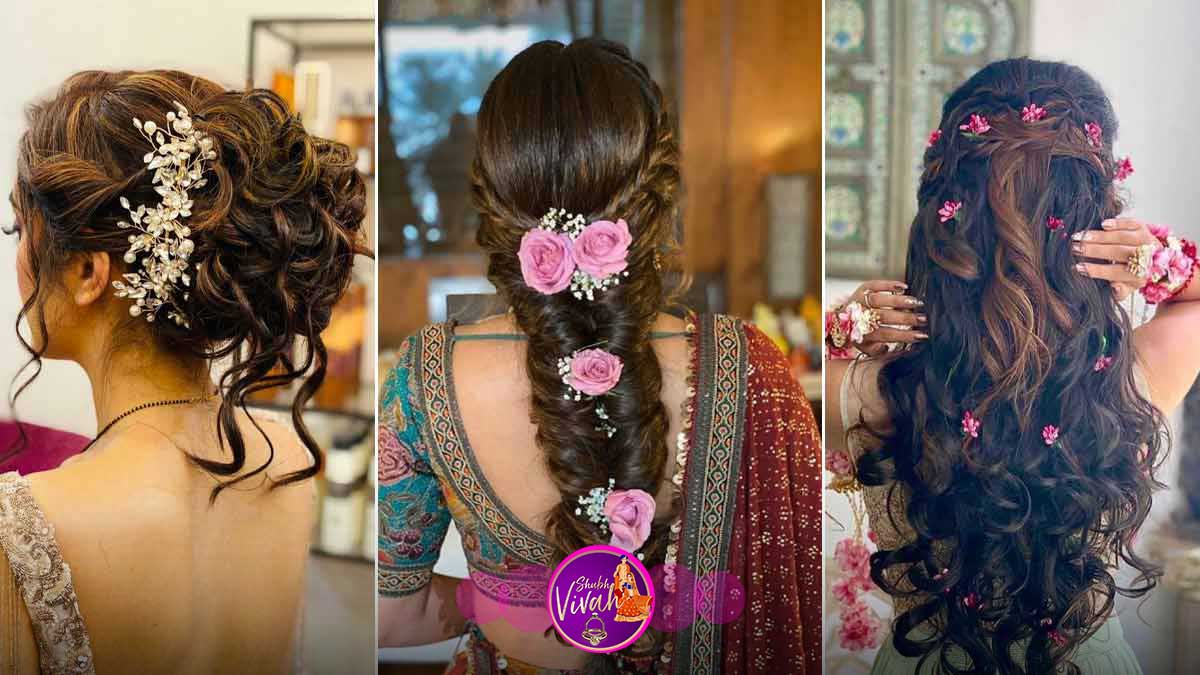 42 Best Bridal Hairstyles To Match With Sarees: From Braided Bun To Dreamy  Waves