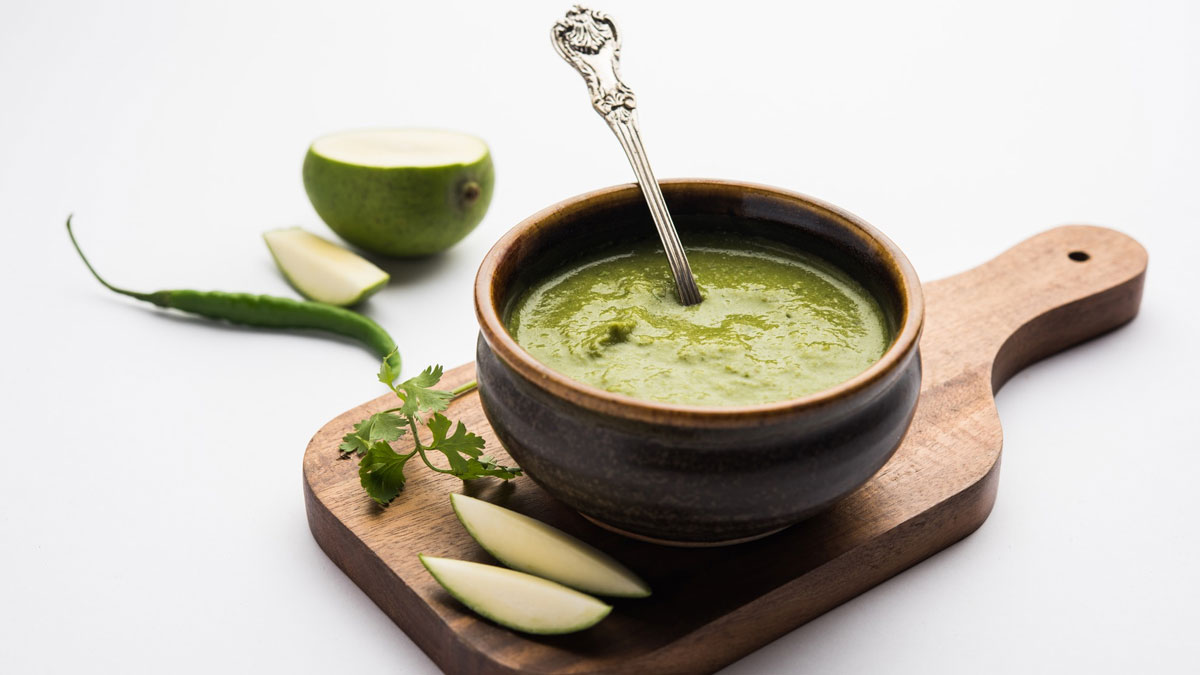 Mint and Garlic Chutney Recipe புதினா சட்னி mint and garlic chutney